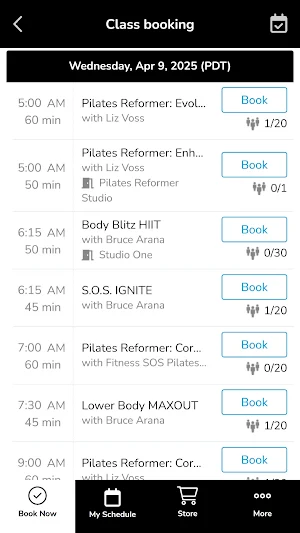 Fitness Studio on Sutter Screenshot 1