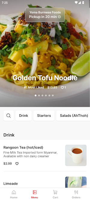 Yoma Burmese Foods Screenshot 1