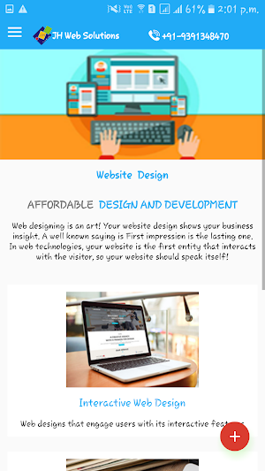 JH Web Solutions Screenshot 2