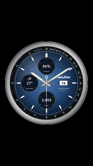 ImaJine Chrono Watch Face Screenshot 1