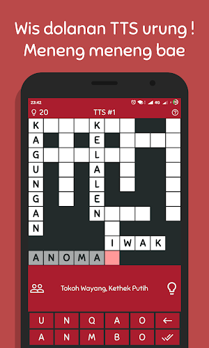 TTS Bahasa Jawa - Teka Teki Silang 2018 Offline Screenshot 0