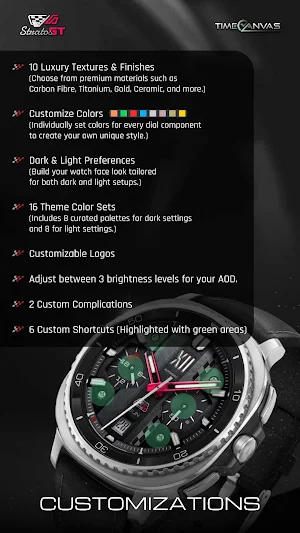 StratosGT : Racing Watch Face Screenshot 3