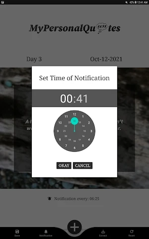 MyPersonal Quotes Screenshot 1