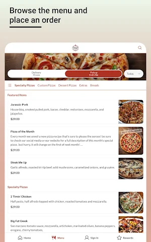 Firehouse Pizzeria Screenshot 1