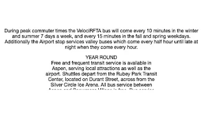 Aspen Air Shuttle Guide Screenshot 1