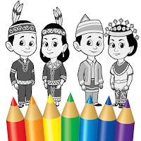 Mewarnai Baju Adat Indonesia