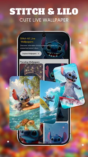 Stitch 4K Live Wallpaper Screenshot 0