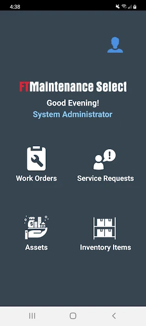 FTMaintenance Select WorkOrder Screenshot 1