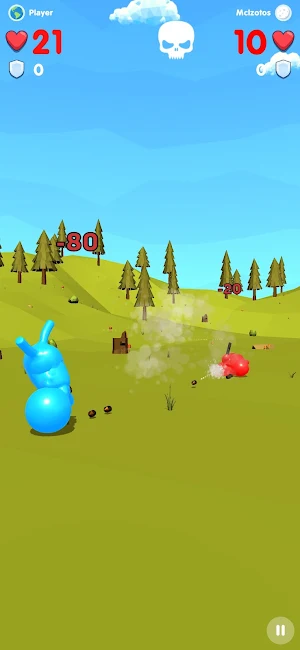 Jelly Duel - Physics Shooter G Screenshot 2
