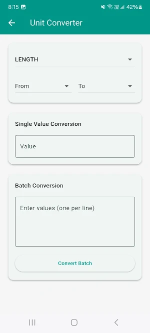 Construction Calculator Screenshot 3