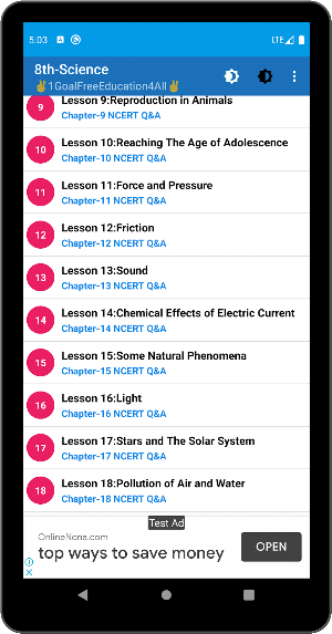 8th class science notes | ncert solution Screenshot 3