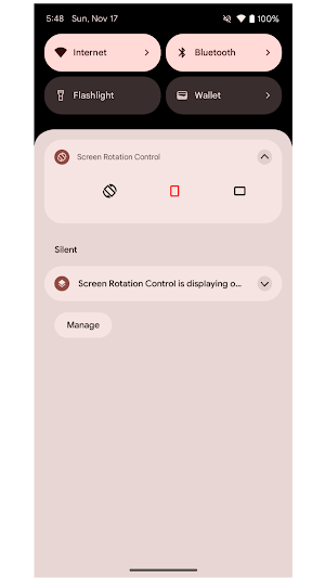 Screen Rotation Control:Lock Screenshot 2