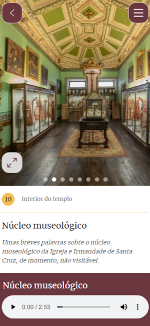 Igreja de Santa Cruz audioguia Screenshot 2