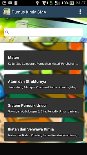 Rumus Kimia SMA Screenshot 2
