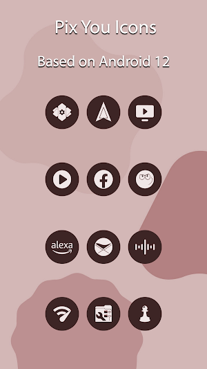 Pix You Bistre Dark Icons Screenshot 3