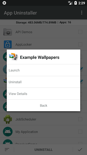 App Uninstaller Screenshot 1
