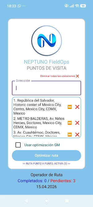 Neptuno FieldOps Screenshot 2