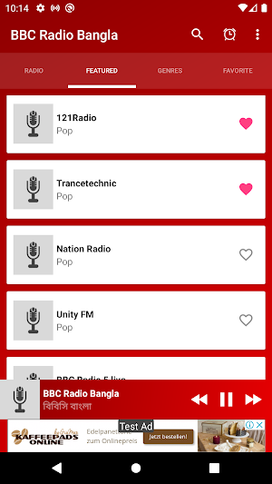 Uk BBC Radio Bangla App Screenshot 2