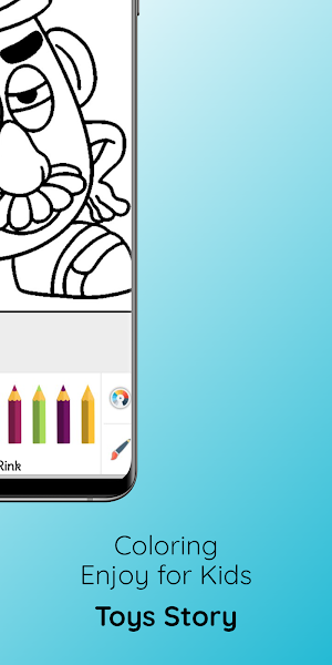 Toy Story Coloring Game Screenshot 3
