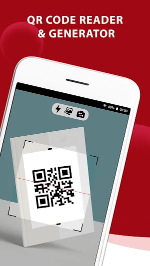 QR Barcode scanner & qrcode generator Screenshot 0