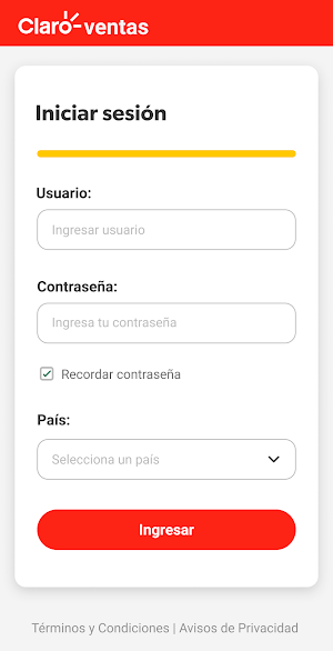 Claro Ventas Honduras Screenshot 1