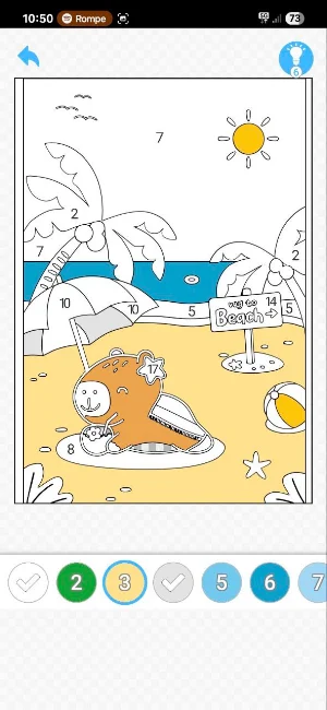 Capybara coloring book Screenshot 1