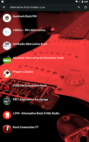 Alternative Rock Radios Live Screenshot 0