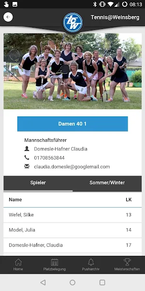 Tennis@Weinsberg Screenshot 2