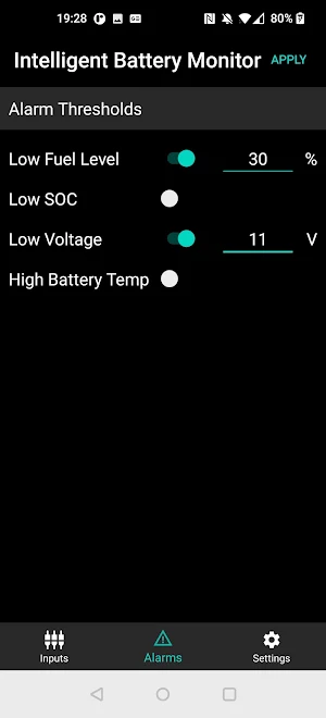 Intelligent Battery Monitor Screenshot 1