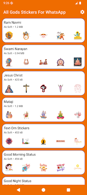 All Gods Stickers For WhatsApp Screenshot 2