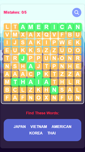 Word Search Game Screenshot 2