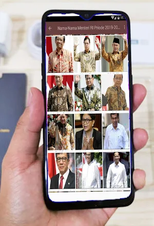 Nama-Nama Menteri RI Screenshot 2