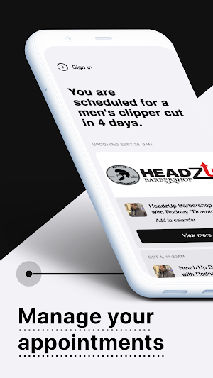 HeadzUp Barbershop Screenshot 1