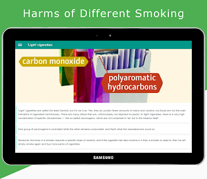 Harms of Different Smoking Screenshot 3