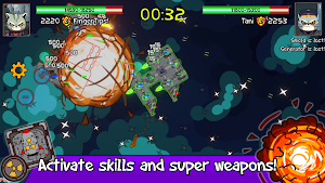 Space Battle Cats Build Fight Screenshot 2