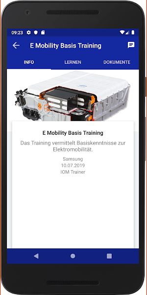 Samsung SDI E-learn Screenshot 1
