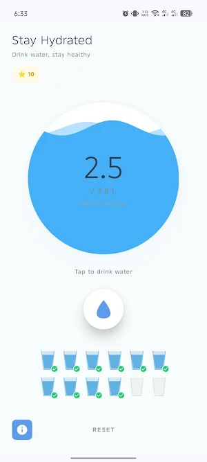 water Remaining Screenshot 1