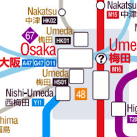 Osaka Subway Map