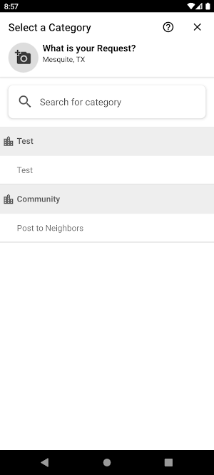 myMesquite Screenshot 2