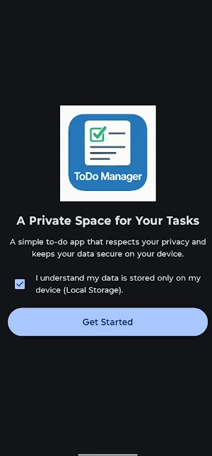 ToDo Manager Screenshot 3