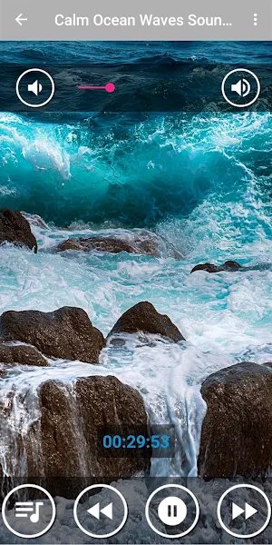 Relaxing Oceans Waves Sound for Study & Meditation Screenshot 0