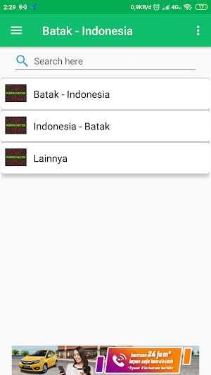 Kamus Bahasa Batak - Indonesia Screenshot 3