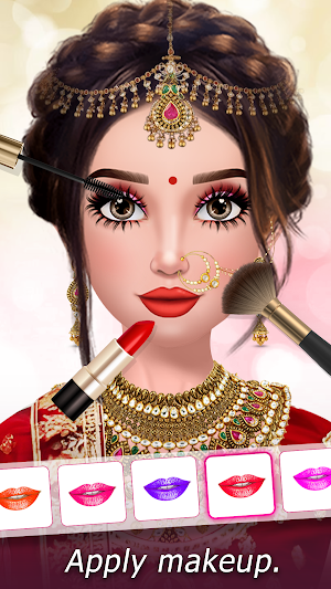 Indian Wedding Dress up Makeup Screenshot 2