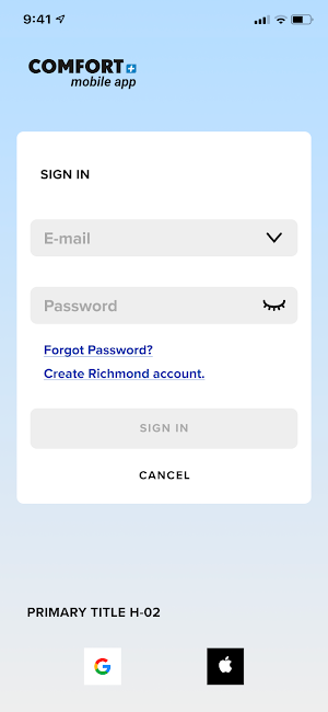 Comfort+ Screenshot 1