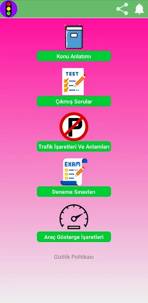 Ehliyet Sınavı Soruları Screenshot 0