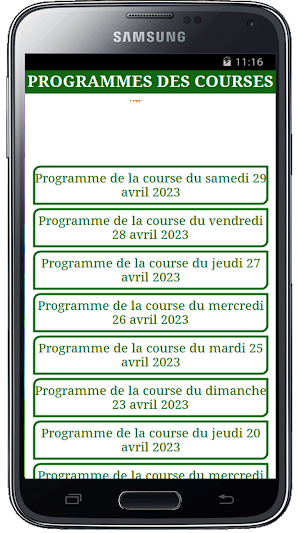 RESULTATS PMU MALI Screenshot 3