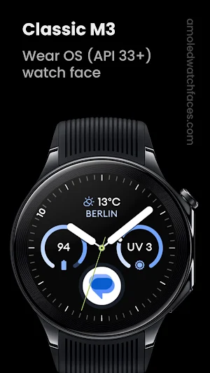 Classic M3: Watch Face Screenshot 0