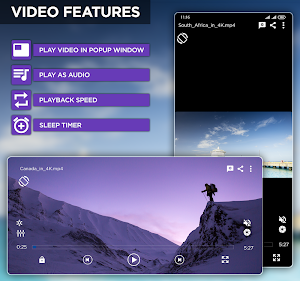 Mp4 HD Player - Music Player & Media Player Screenshot 1