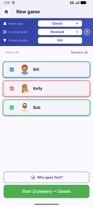 Uno Score Tracker Screenshot 1