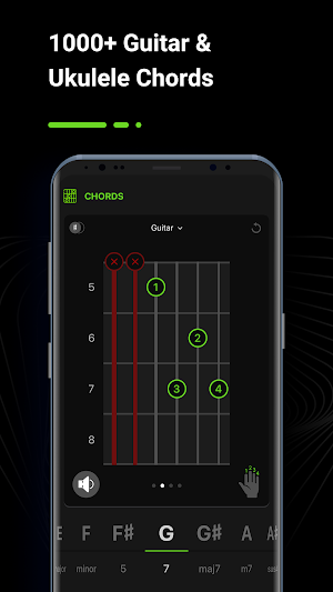Guitar Tuner, Ukulele Bass: GuitarTunio Screenshot 3